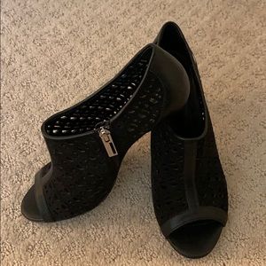 Calvin Klein Suede Bootie/ gently used
